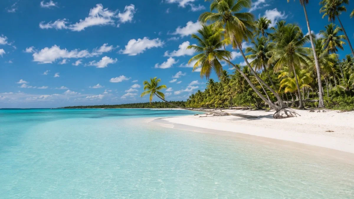 Playa del Toro, con aguas claras, arena blanca y palmeras